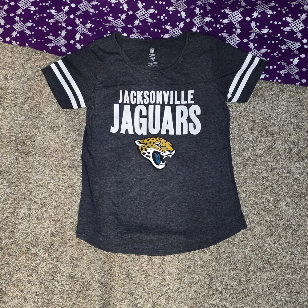 3/$20 NFL Jacksonville Jaguars Girl's Charcoal Tee